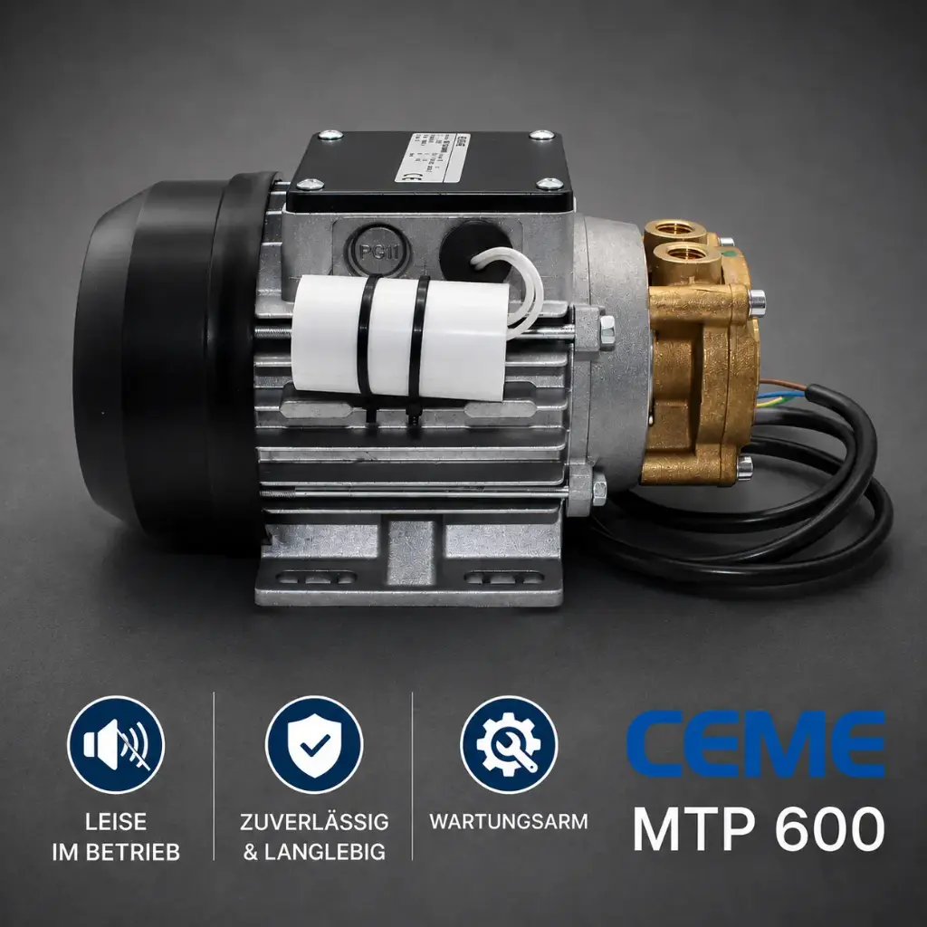 CEME MTP 600 Wasserpumpe – Flacher Kasten für Schweißgeräte & Kühlanlagen
