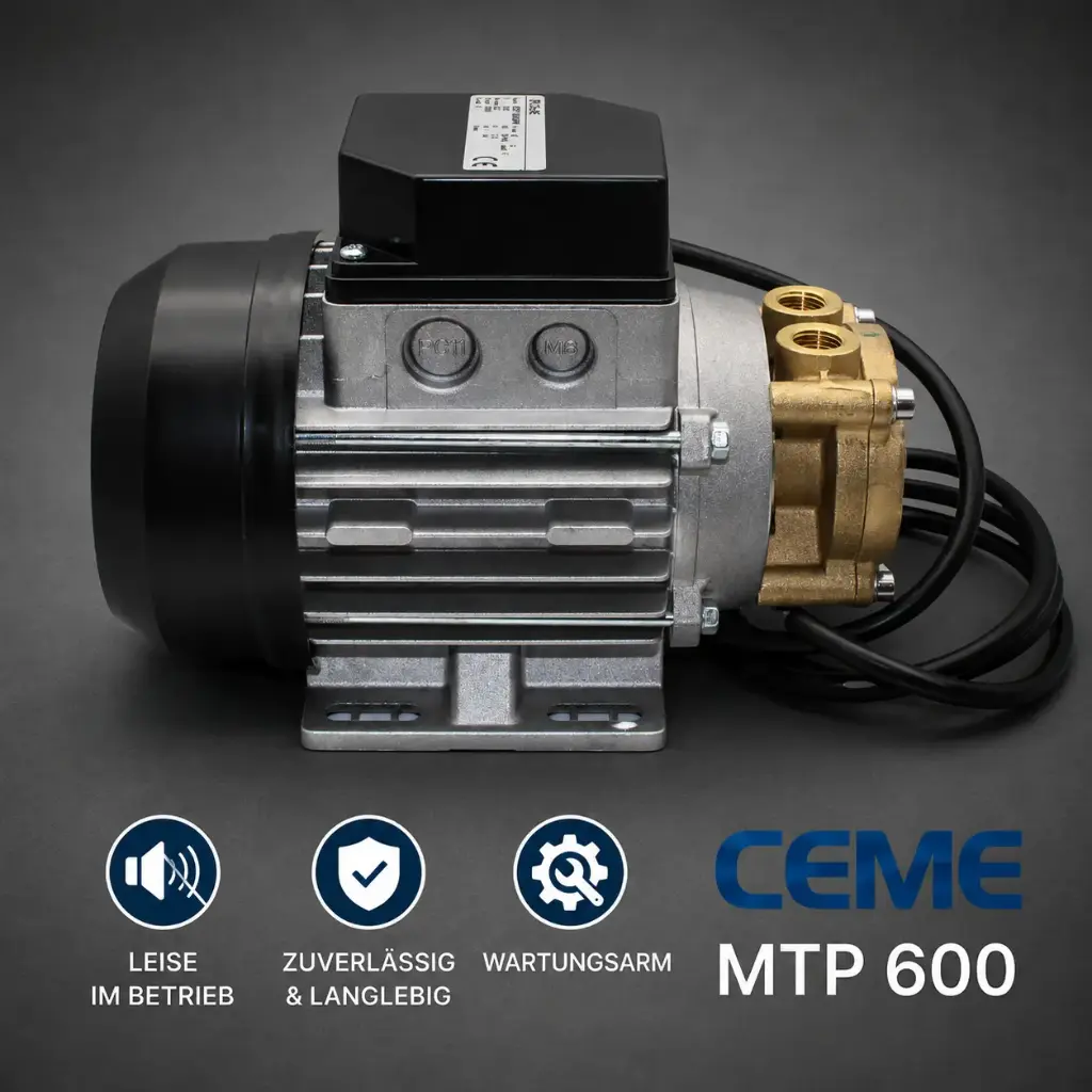 CEME MTP 600 Wasserpumpe – Hoher Kasten für Schweißgeräte & Kühlanlagen