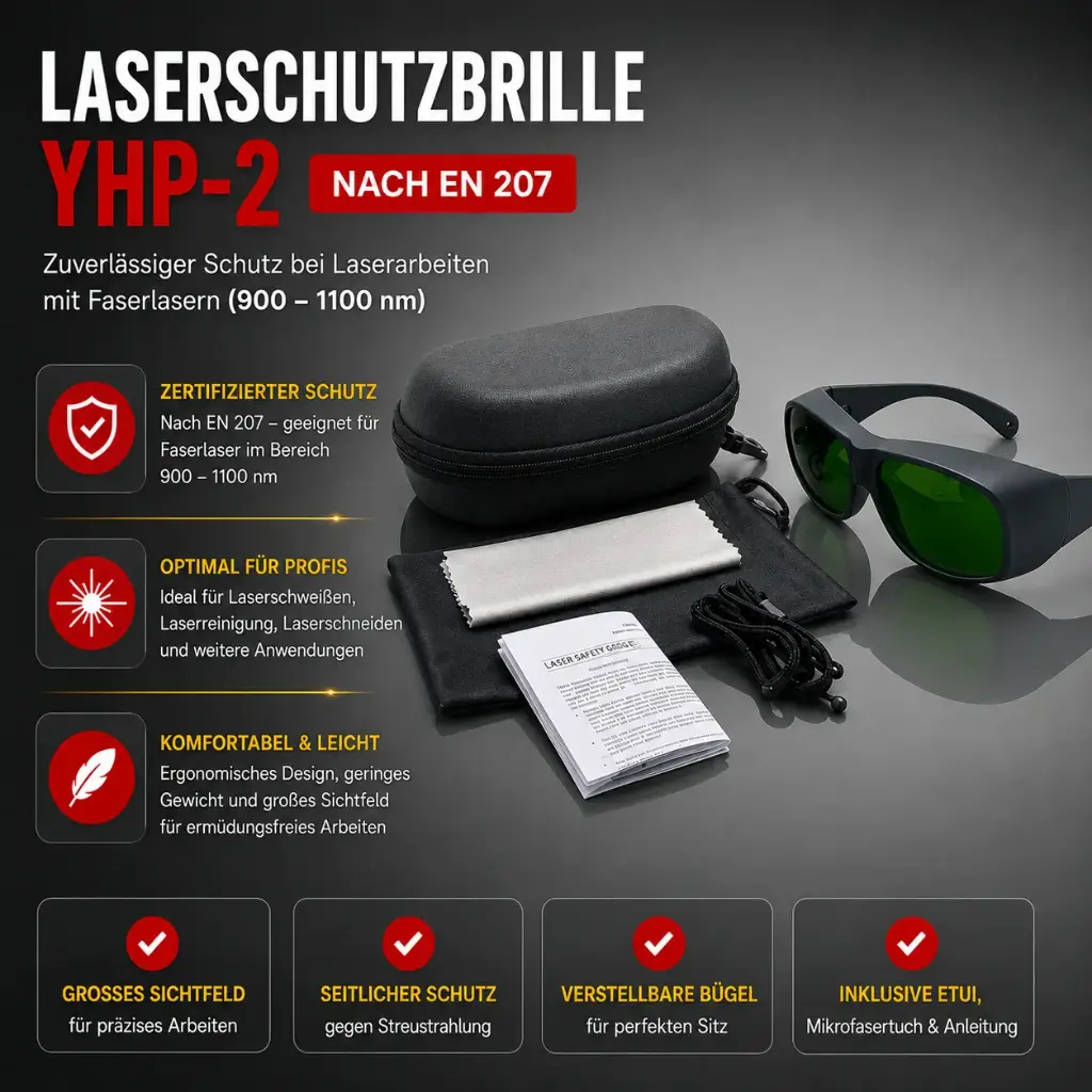 Laserschutzbrille YHP-2 nach EN 207