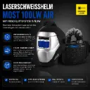 Laserschweißhelm MOST 100LW AIR mit R-FLOW Frischluftsystem