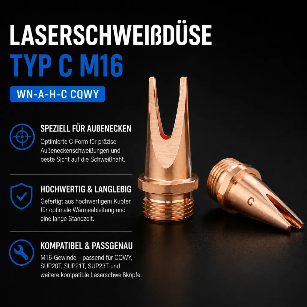 Laserschweißdüse Typ C M16 WN-A-H-C CQWY