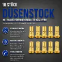 10 Stück Düsenstock M8 passend MB401 / MB501 / Typ 401 / Typ 501 – Stromdüsenhalter für MIG/MAG Schweißbrenner