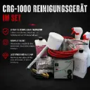Reinigungsgerät CRG 1000 im Set – Profi Schweißnahtreiniger für Edelstahl mit Signierfunktion