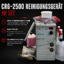 Reinigungsgerät CRG 2500 im Set – Hochleistungs-Schweißnahtreiniger für Edelstahl, Aluminium und Metalloberflächen
