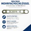 MIG/MAG Mehrfachschlüssel – Universalschlüssel für Schweißbrenner
