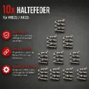 10x Haltefeder für MIG/MAG Schweißbrenner MB25 / AK25