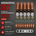 Verschleißteile Set MIG/MAG passend MB401 / MB501 Typ 401/501 – 1,2 mm