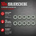 10x Isolierscheibe für MIG/MAG Schweißbrenner MB401/501 Typ 401/501