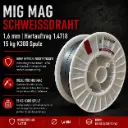 MIG MAG Schweißdraht 1,6 mm Hartauftrag 1.4718 Metallpulverfülldraht SC-600HM – 15 kg K300 Spule