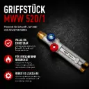 Griffstück MWW 520/1 – Profi-Griffstück für Schweiß-, Schneid- und Anwärmeinsätze