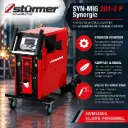 STÜRMER SYN-MIG 201-2 P Synergic – Kompaktes MIG/MAG Inverter-Schweißgerät mit Synergie-Funktion
