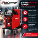 STÜRMER SYN-MIG 403-4 W Synergic – Professionelles MIG/MAG Inverter-Schweißgerät mit Wasserkühlung
