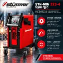 STÜRMER SYN-MIG 323-4 Synergic – Leistungsstarkes MIG/MAG Inverter-Schweißgerät mit Synergie-Steuerung