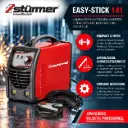 STÜRMER EASY-STICK 141 – Kompakter Elektroden-Inverter für Werkstatt, Montage und Baustelle