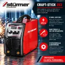 STÜRMER CRAFT-STICK 253 – Professioneller Elektroden- & WIG-DC-Inverter für Industrie und Handwerk