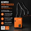 KEMPER ProfiMaster Absauganlage – 2 × 3 m Absaugarm für zwei Schweißarbeitsplätze