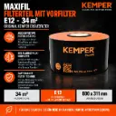 KEMPER MaxiFil Filterteil mit Vorfilter – E12 – 34 m² – Originalfilter 1090504