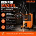 KEMPER MaxiFil Absauggerät – 3 m Absaugarm – W3/IFA Schweißrauchabsaugung