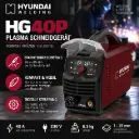 Hyundai Welding HG40P – 40 A Plasma-Schneidgerät mit Pilot Arc & 230 V