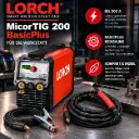 Lorch MicorTIG 200 BasicPlus für die Werkstatt – mobiler WIG-DC-Inverter für professionelle Schweißarbeiten