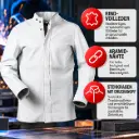 Feldtmann EDGAR Schweißerjacke aus Rind-Vollleder – Robuste Volllederjacke mit Aramid-Nähten | Art. 2805