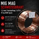 MIG MAG Schweißdraht 1,2 mm Hartauftrag 1.4718 – 15 kg K300 Spule | EN ISO 14700 S Fe 8