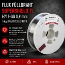 Fülldraht FLUX E71T-GS Supershield 11 Ø 0,9 mm | 5 kg Drahtrolle D200 | Selbstschützender MIG MAG Schweißdraht