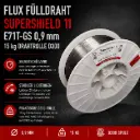 Fülldraht FLUX E71T-GS Supershield 11 – 0,9 mm | 15 kg Drahtrolle D300 | MIG/MAG Schweißdraht ohne Schutzgas
