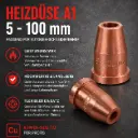 Heizdüse A1 5–100 mm – Passend für Autogen-Schneidbrenner
