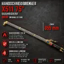 Handschneidbrenner X511 75° gasemischend GCE Original 0767693 - 855mm