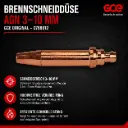 Brennschneiddüse AGN 3–10 mm GCE Original – 0768812