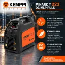 Kemppi Minarc T 223 DC MLP Puls – Mobiles 220 A WIG DC Puls-Schweißgerät für Profis
