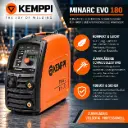 Kemppi Minarc Evo 180 – Professionelles 170 A Elektroden-Inverter-Schweißgerät mit 230 V