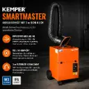 KEMPER SmartMaster Absauggerät – mobile Schweißrauchabsaugung mit 3 m Absaugarm