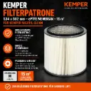 Filterpatrone 534 × 502 mm – ePTFE-Membran – 15 m² für KEMPER MaxiFil Clean