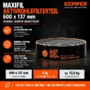 KEMPER MaxiFil Aktivkohlefilterteil – 600 × 137 mm – Original Aktivkohlefilter 1090505