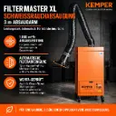 KEMPER FilterMaster XL Absaugung – 3 m Absaugarm – W3/IFA Schweißrauchabsaugung