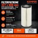 Filterpatrone 327 × 600 mm – PTFE-Beschichtung – 10 m² für KEMPER FilterMaster XL