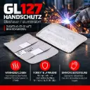 RhinoWeld GL127 Handschutz – Glasfaser/aluminisiert für Schweißarbeiten