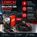 Lorch MicorTIG 200 BasicPlus für die Montage – mobiler WIG-DC-Inverter bis 200 A mit 8-m-Brenner & Montagekoffer