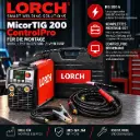 Lorch MicorTIG 200 ControlPro für die Montage – professioneller WIG-DC-Inverter bis 200 A mit 8-m-Brenner & Montagekoffer